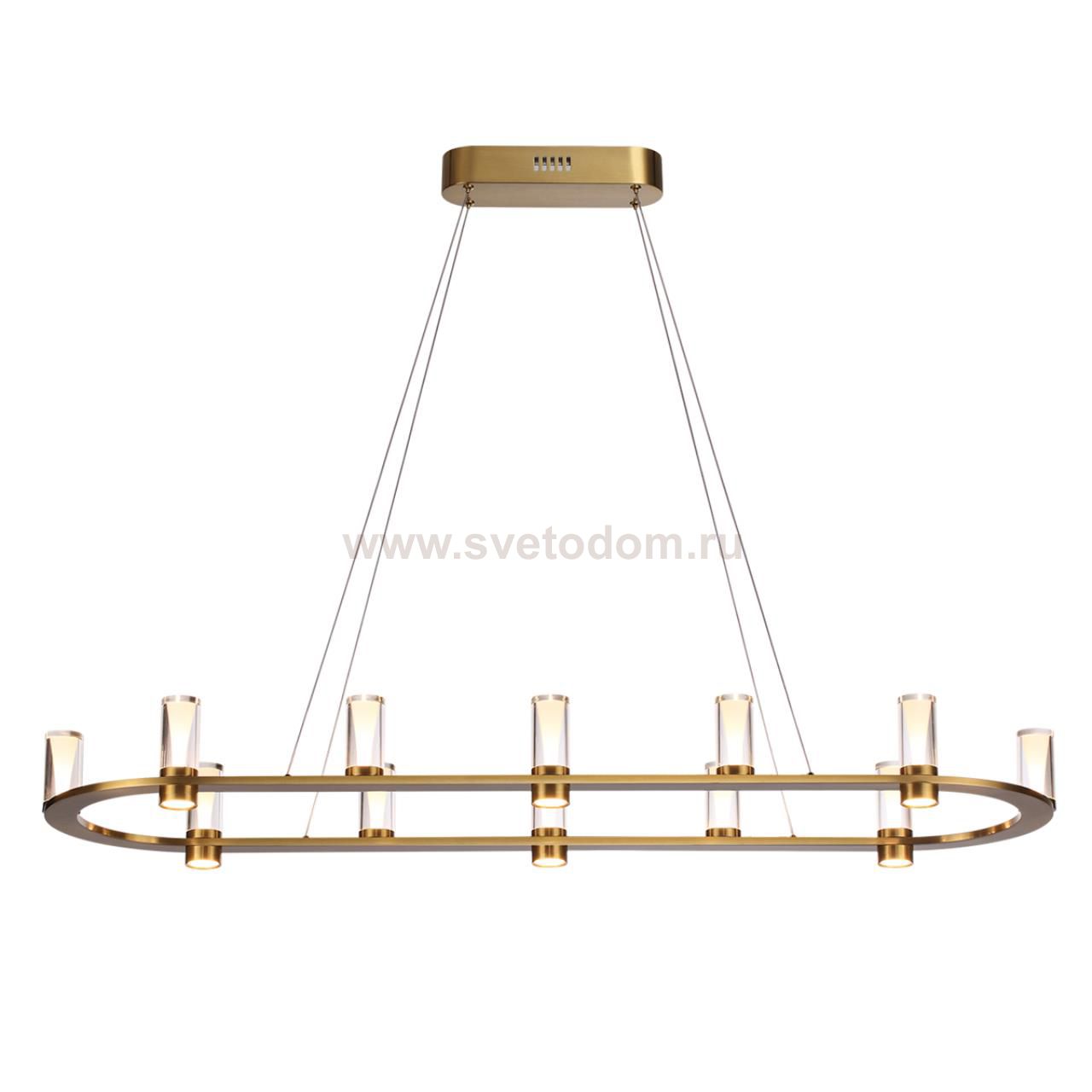 7144/65L HIGHTECH ODL26 Подвесной светильник  античная бронза/акрилл/металл IP20 LED 69W 3830Лм 3000K 180° 220V DEFANCE