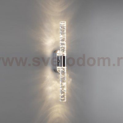 7146/10WL L-VISION ODL26 Настенный светильник  хром/стекло/металл IP20 LED 10W 900Лм 3000K 180° 220V PILAR