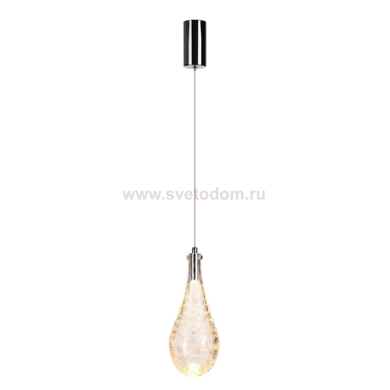 7148/5L L-VISION ODL26 Подвесной светильник  хром/стекло/металл IP20 LED 4W 300Лм 3000K 180° 220V BRAID