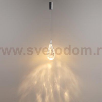 7148/5L L-VISION ODL26 Подвесной светильник  хром/стекло/металл IP20 LED 4W 300Лм 3000K 180° 220V BRAID