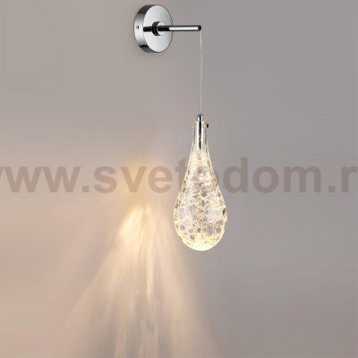 7148/5WL L-VISION ODL26 Настенный светильник  хром/стекло/металл IP20 LED 4W 300Лм 3000K 180° 220V BRAID