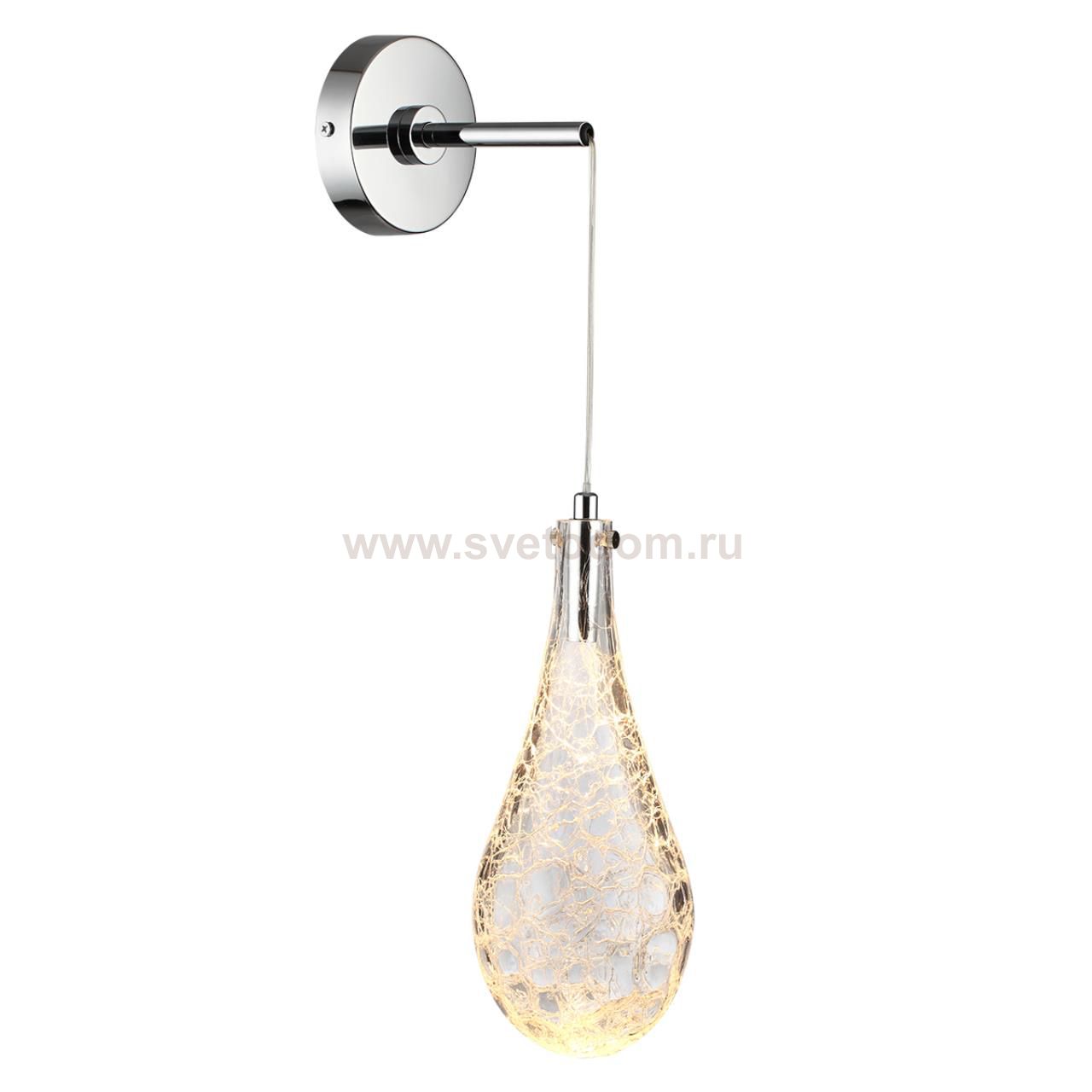 7148/5WL L-VISION ODL26 Настенный светильник  хром/стекло/металл IP20 LED 4W 300Лм 3000K 180° 220V BRAID