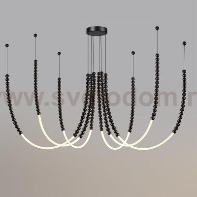 7149/70L HIGHTECH ODL26 Подвесной светильник  черный/акрилл/металл IP20 LED 70W 4300Лм 3500K 300° 220V MONELLA