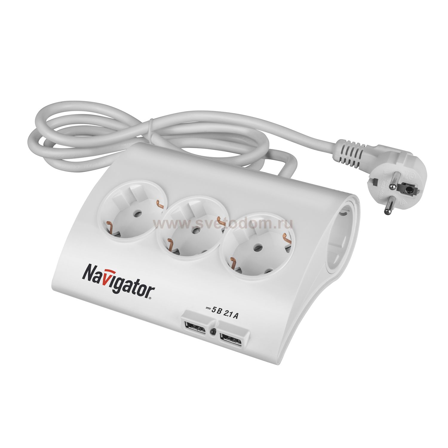 Удлинитель Navigator 71 544 NPE-USB-05-180-ESC-3X1.0