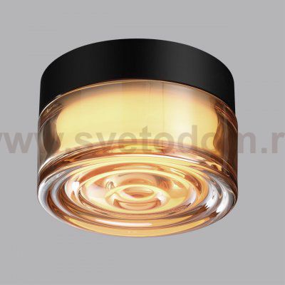 7158/6CL HIGHTECH ODL26 Настенно-потолочный светильник  янтарь/стекло/поликарбонат IP65 LED 6W 2200/2700/3000K 220-240V RONDA