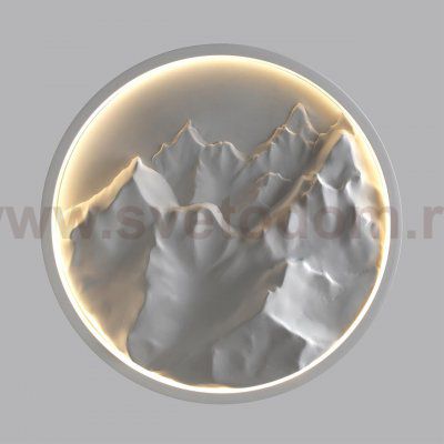 7168/20WL HIGHTECH ODL26 Настенный светильник белый/гипс/металл IP20 LED 20W 3000K 220-240V MONTANA