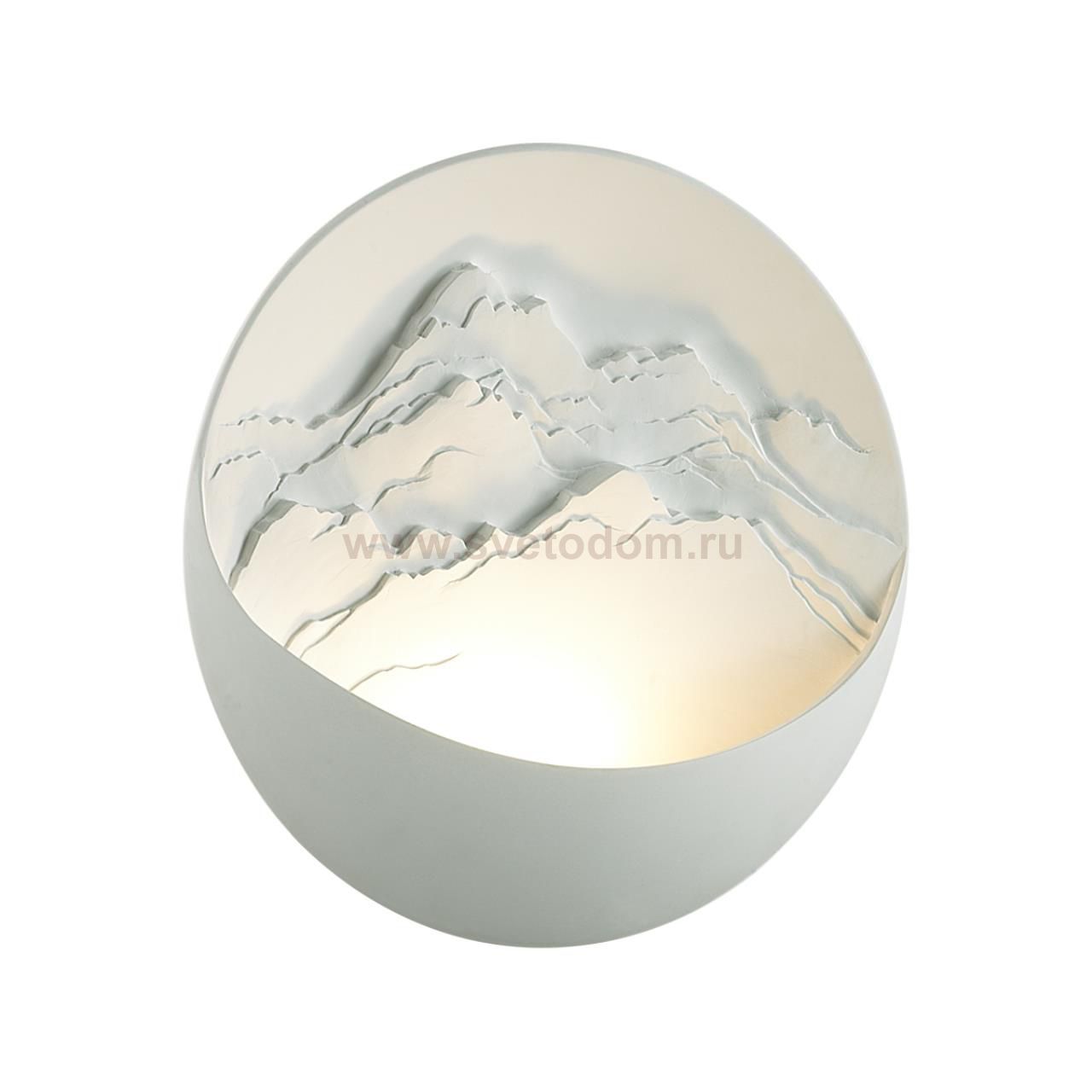 7168/6WL HIGHTECH ODL26 Настенный светильник  белый/гипс/металл IP20 LED 12W 3000K 220-240V MONTANA