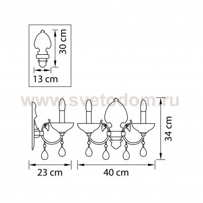 Светильник бра Lightstar 717622 Boemia