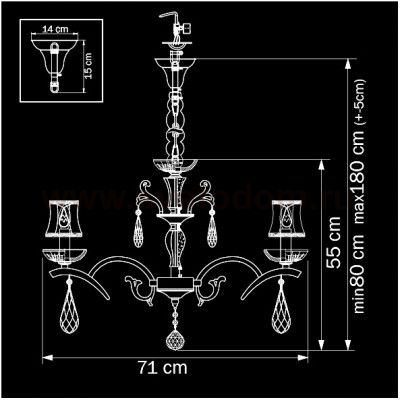 Люстра Lightstar 718083 INATTI