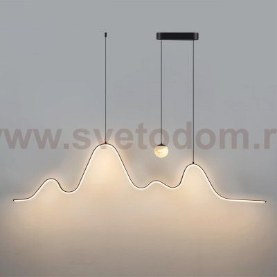 7181/37L HIGHTECH ODL26 Подвесной светильник  черный/алебастр/металл IP20 LED 37W 2600Лм 3000K 120° 220-240V MOONLIGHT