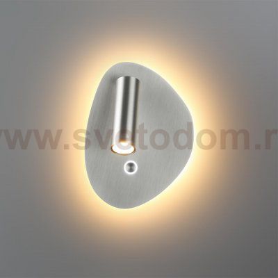 7184/9WL HIGHTECH ODL26 Настенный светильник  брашированный никель/металл  IP20 LED 9W 580Лм 2700K/3300K/4000K 120° 220-240V ROY