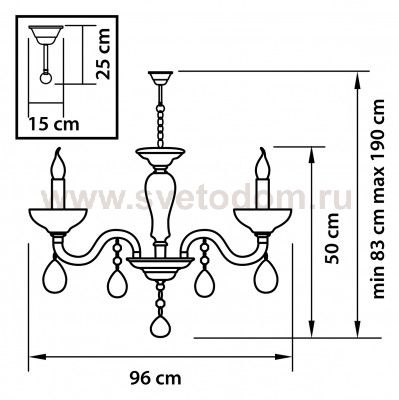 Люстра подвесная Lightstar 719108 Artifici