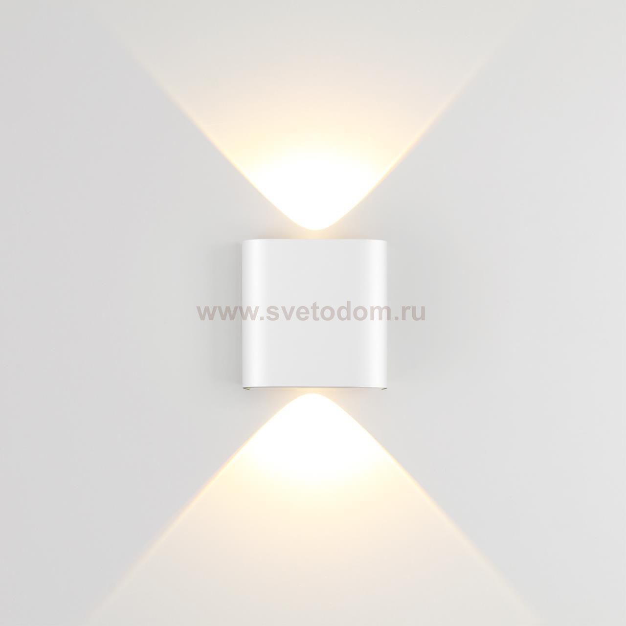 7192/2WL HIGHTECH ODL27 Настенный светильник белый/металл IP20 LED 2W 3000K 220V MAGNUM