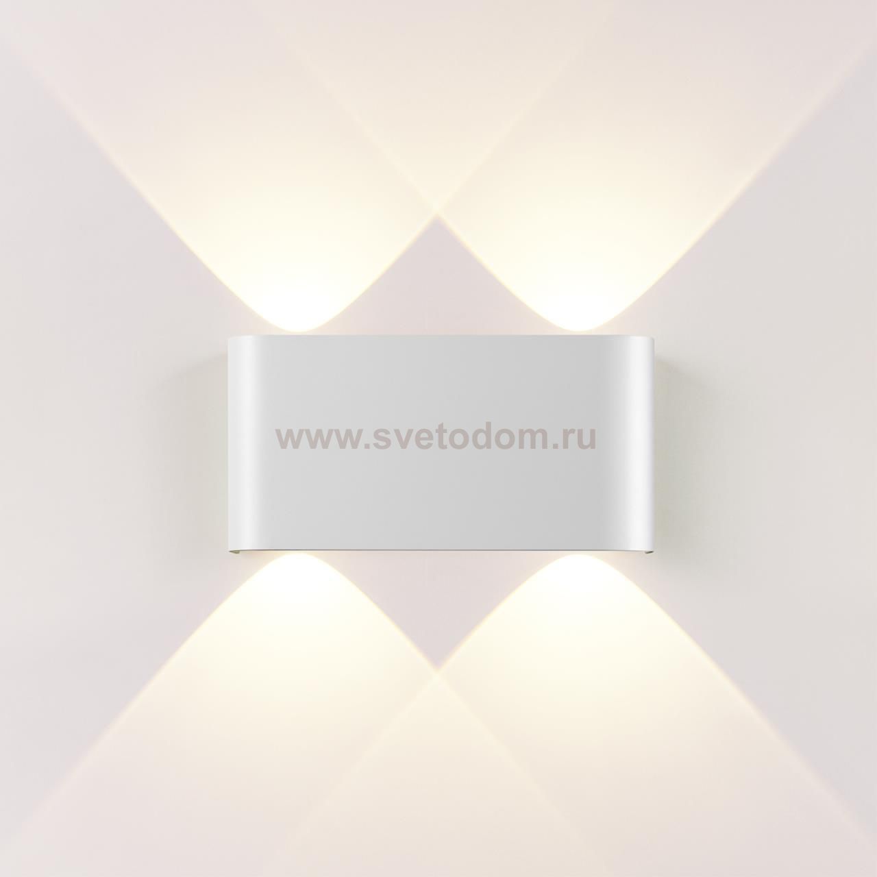 7192/4WL HIGHTECH ODL27 Настенный светильник белый/металл IP20 LED 4W 3000K 220V MAGNUM