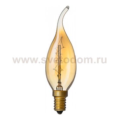 Лампа янтарная Navigator 71 952 NI-V-FC-C-40-230-E14-CLG