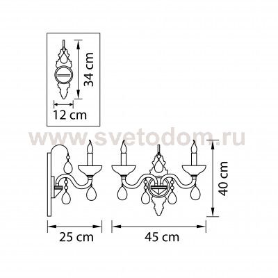 Светильник бра Lightstar 719628 Artifici