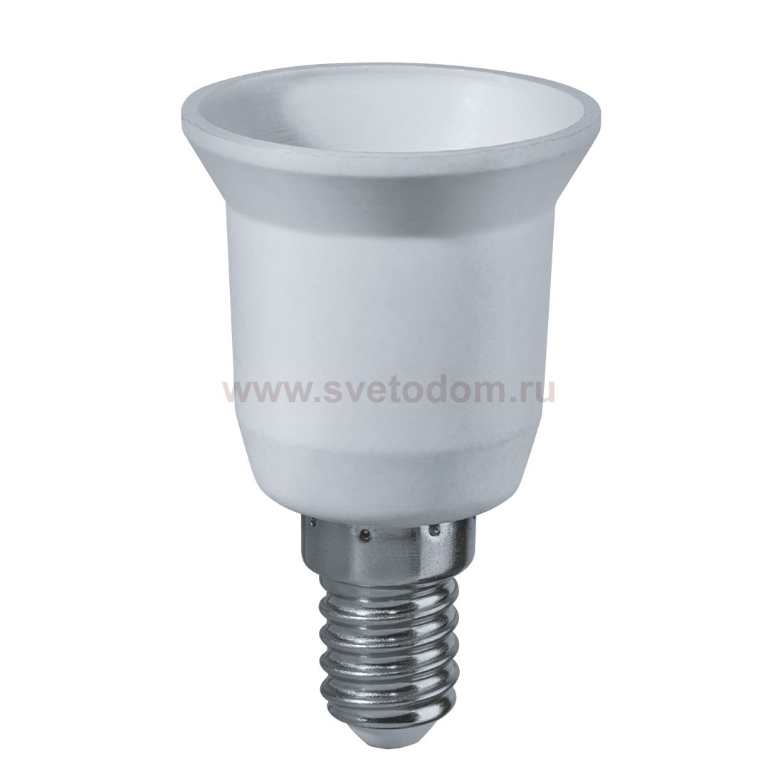 Патрон электрический Navigator 71 988 NLA-E14-E27 переходник с Е14 на Е27