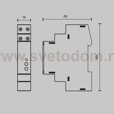 Диммер Lighting control 721018