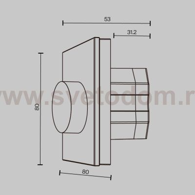 Роторная панель управления Lighting control 721036