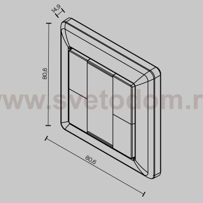 Панель управления Lighting control 721044