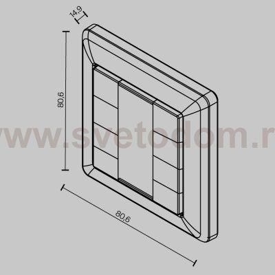 Панель управления Lighting control 721046