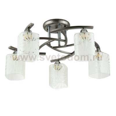 Плафон стекло 123*100мм Е27 с узором для Colosseo 72110