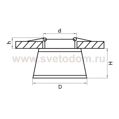 Светильник точечный встраиваемый диодный Lightstar 72152 Maturo