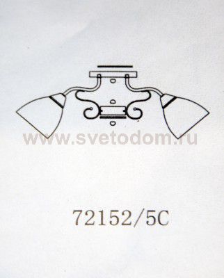 Светильник Colosseo 72152/5C optima