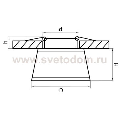 Светильник точечный встраиваемый диодный Lightstar 72172 Maturo