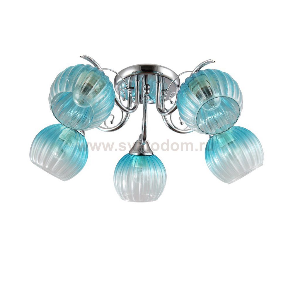 Люстра бирюзовая Colosseo 72180/5C Optima
