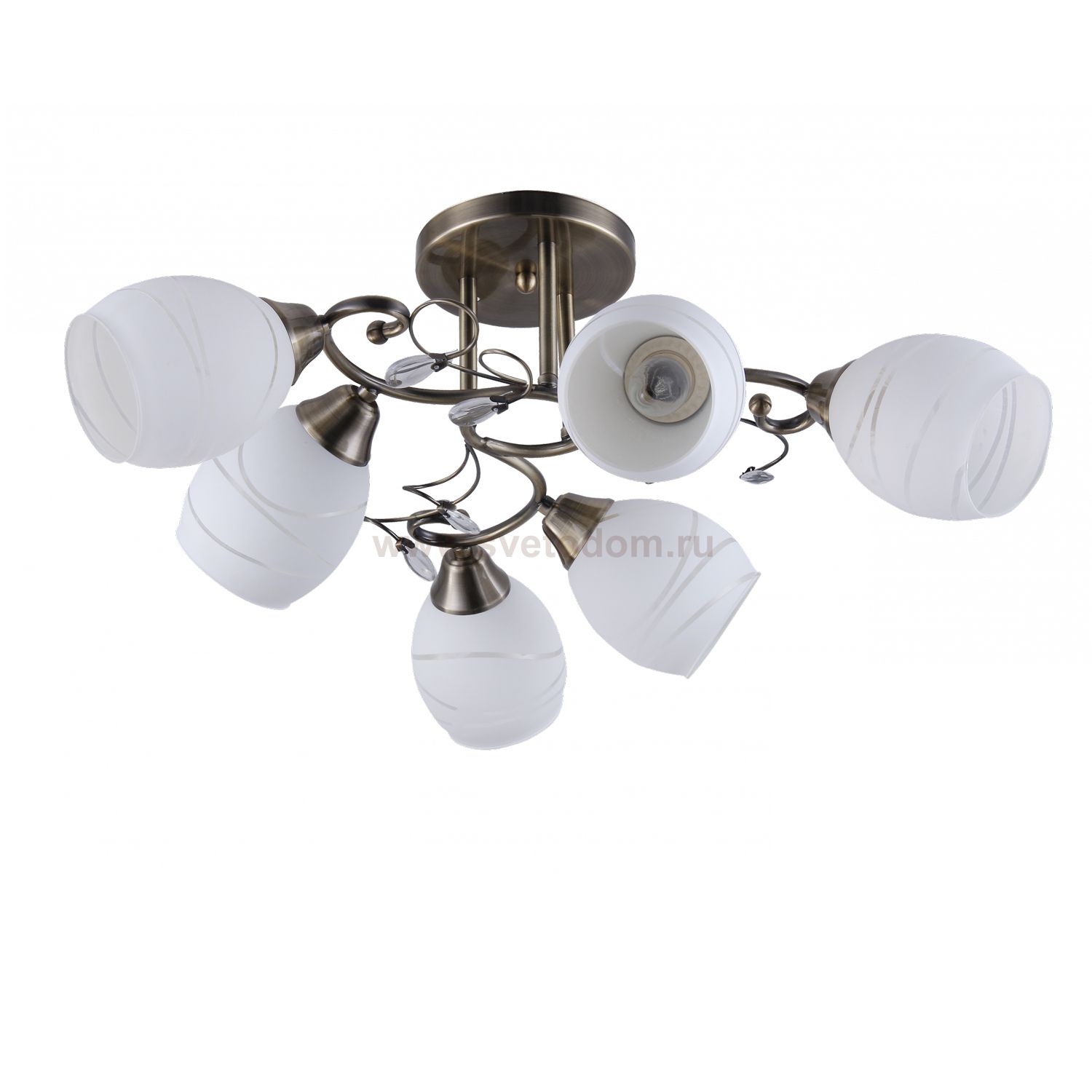 COLOSSEO optima 72191/6C бронза E27 6*60W