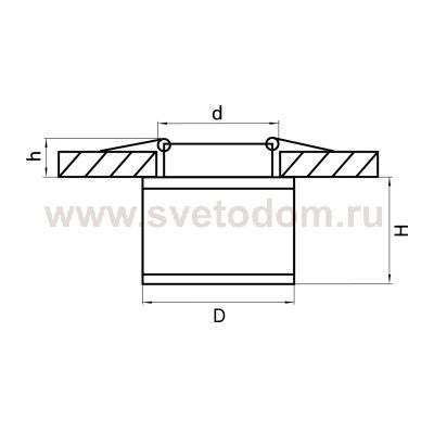 Светильник точечный встраиваемый диодный Lightstar 72252 Maturo