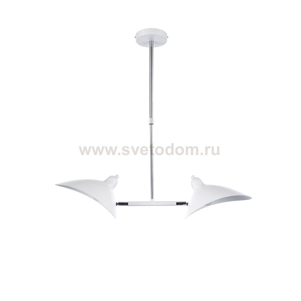 Светильник Colosseo optima 72427/2C белый/хром E27 2*60W