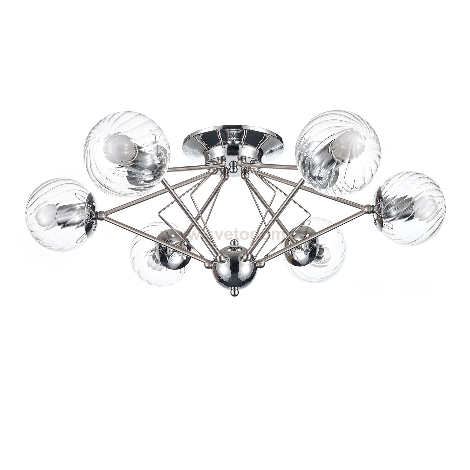 Светильник Colosseo optima 72431/6C серебро/хром