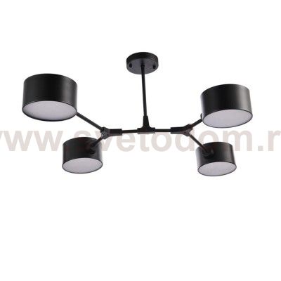 Люстра черная Colosseo 72437/4C Optiblack
