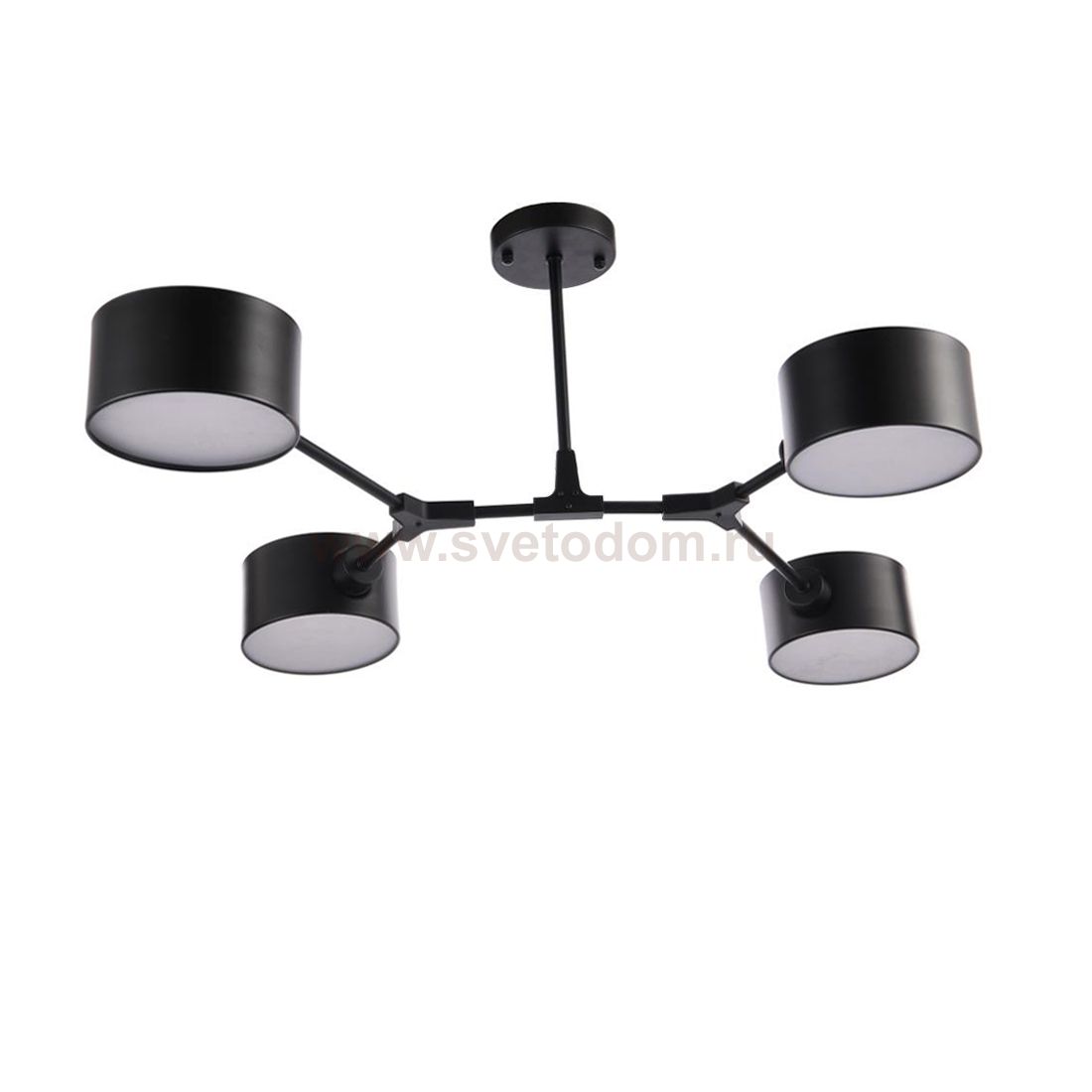 Люстра черная Colosseo 72437/4C Optiblack