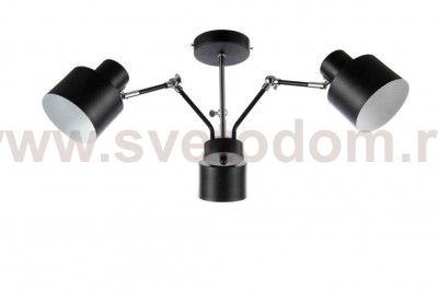 Люстра черная Colosseo 72441/3C Blacktech