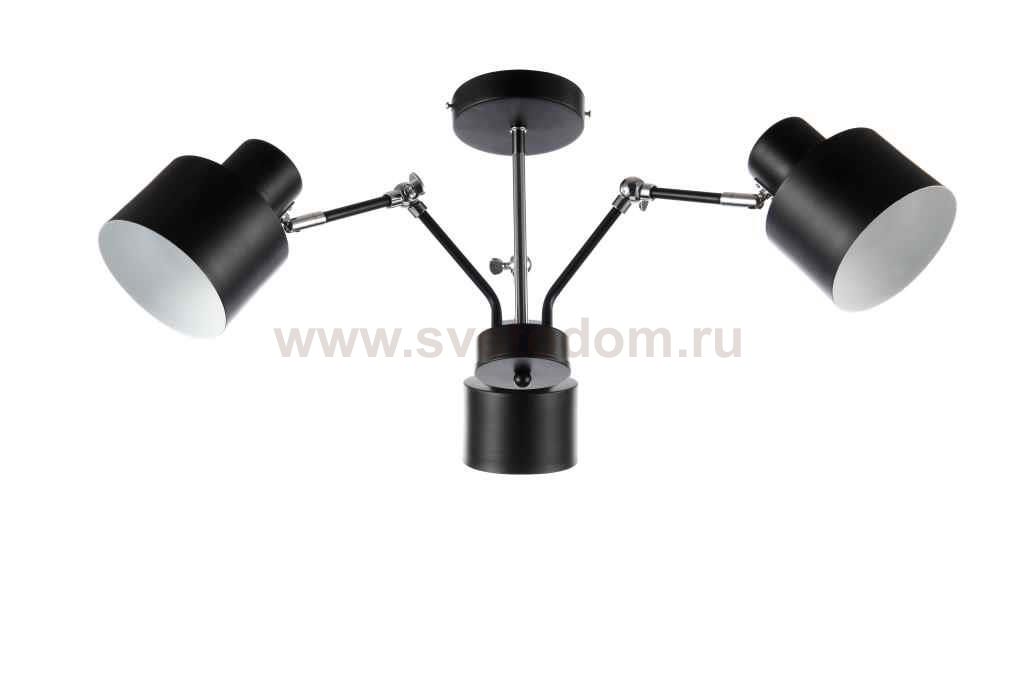 Люстра черная Colosseo 72441/3C Blacktech