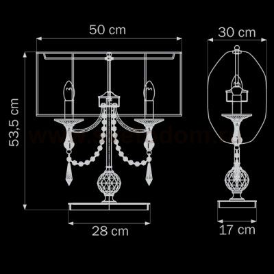 Настольная лампа Lightstar 725923 Paralume