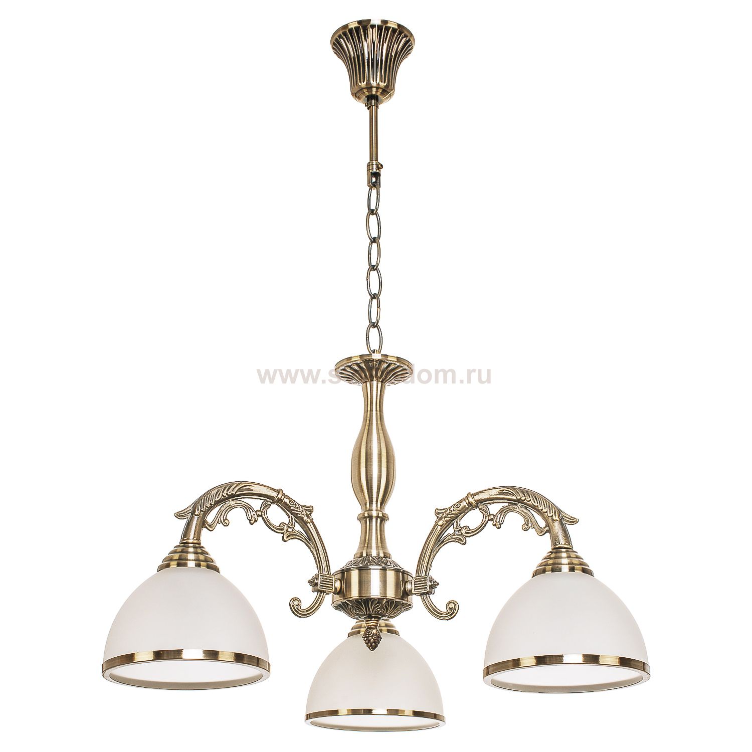 Люстра классическая ЭкономСвет 72702/3AB WT