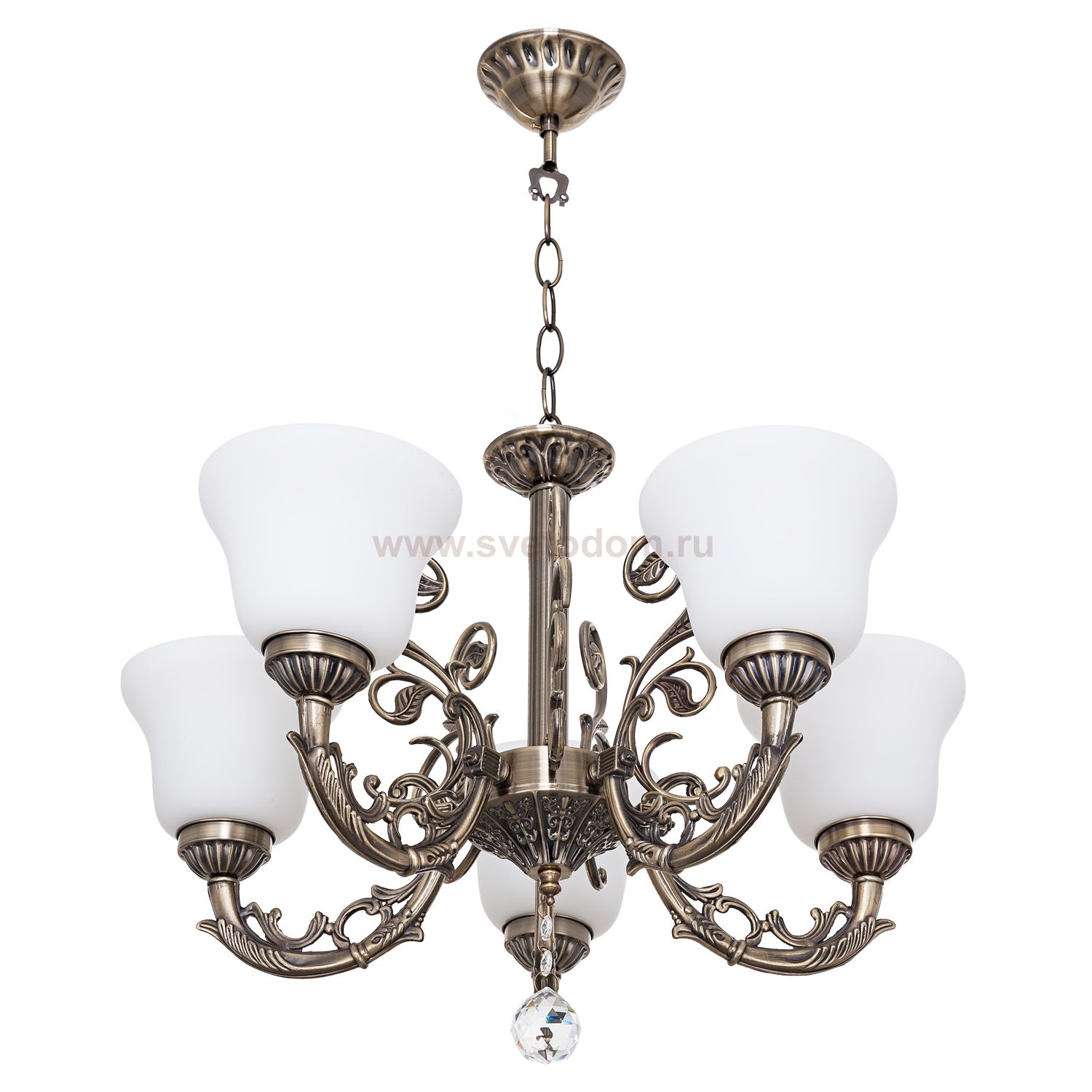 Светильник ЭкономСвет 72706/5AB WT