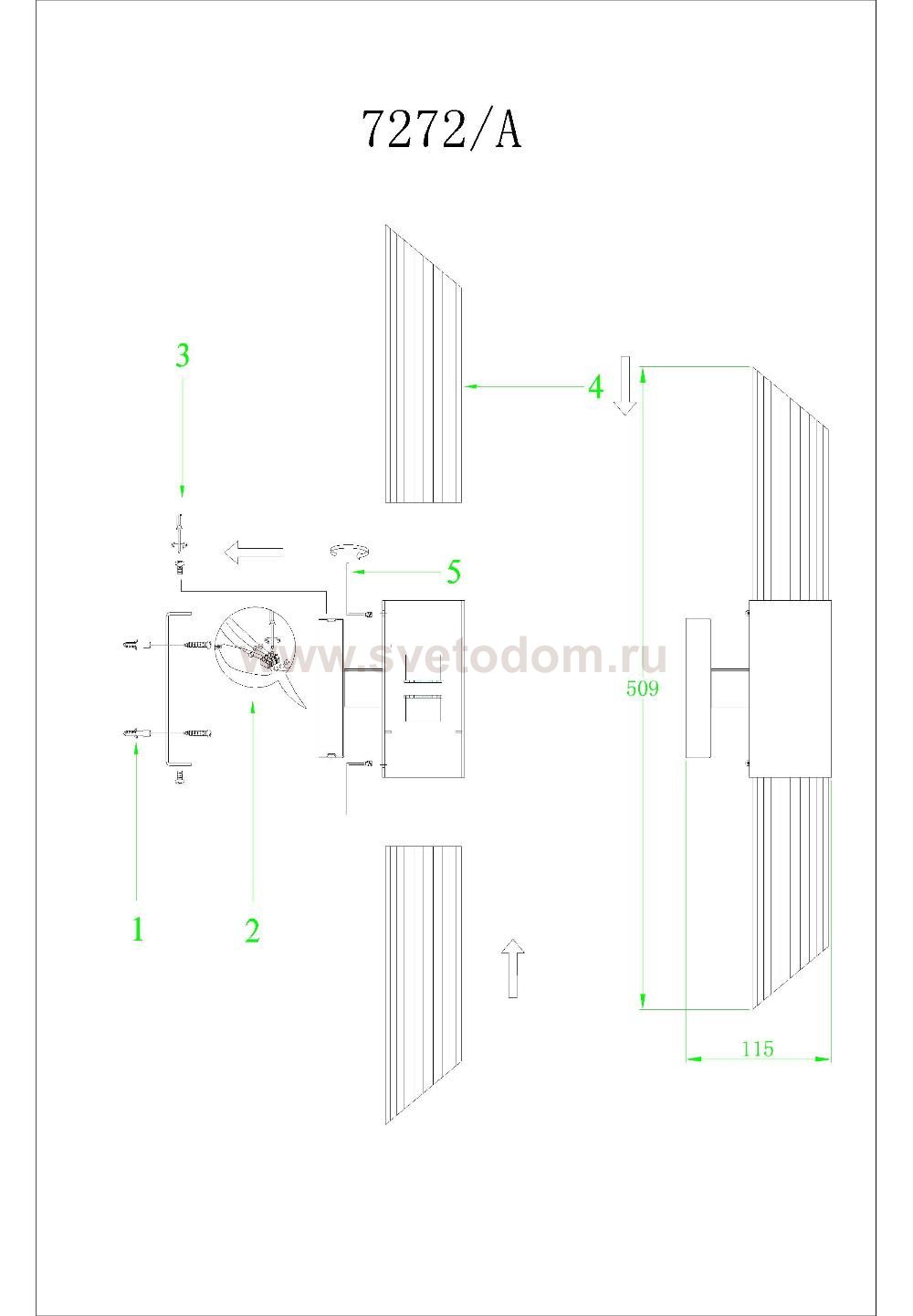 Светильник Newport 7272/A nickel