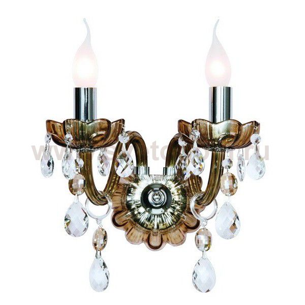 Светильник бра Favourite 7286-2W Cristallo Marrone