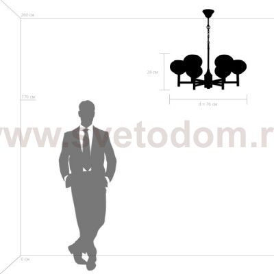 Люстра подвесная Lightstar 730063 Fiamma