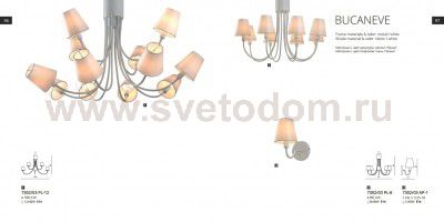 Светильник потолочный Divinare 7302/03 PL-8 BUCANEVE