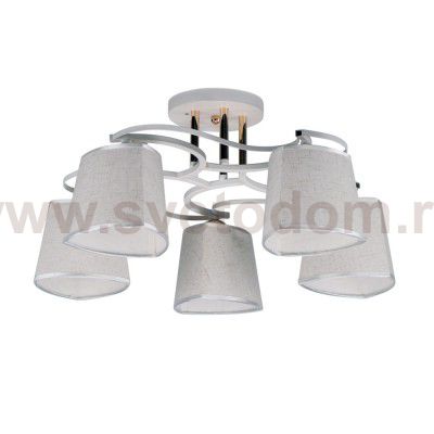 Светильник Colosseo optima 73060/5C белый/золото E27 5*60W