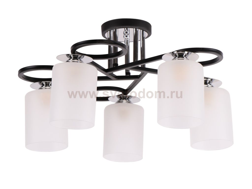 Люстра потолочная Colosseo 73066/5C венге/хром