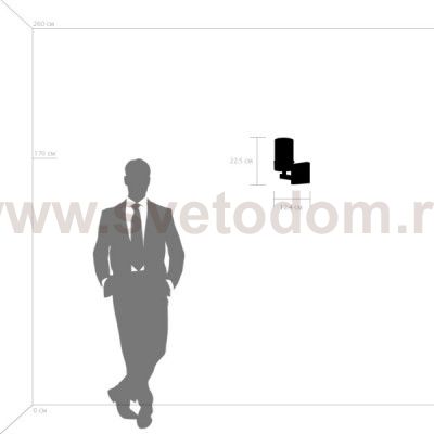 Светильник бра Lightstar 731617 Cero