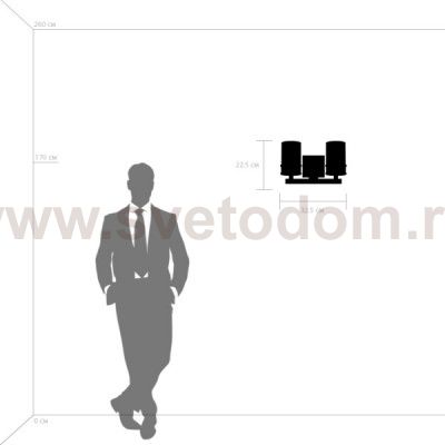 Светильник бра Lightstar 731627 Cero