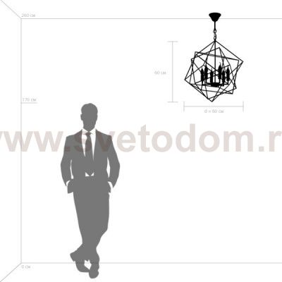 Люстра подвесная Lightstar 732267 Gabbia